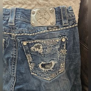 Womens Miss Me Jeans Size 29 Bootcut Midrise